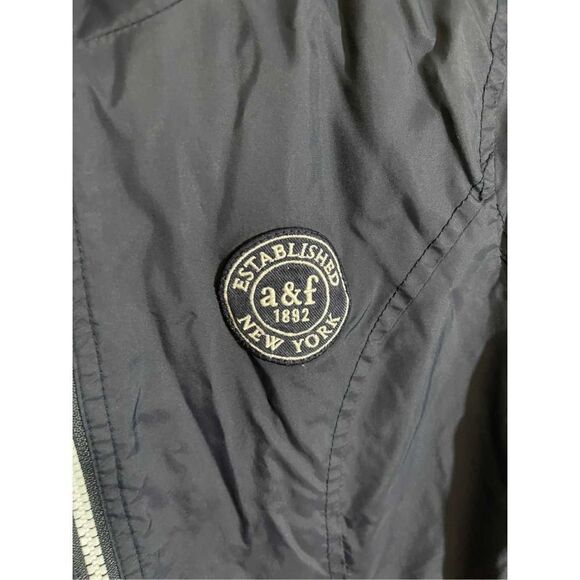Abercrombie & Fitch Lids Windbreaker Rain Light Hooded Jacket XL - Picture 2 of 5